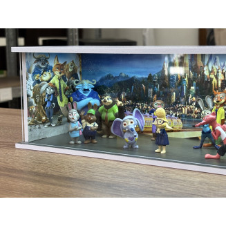 Zootropolis themed diorama + with Characters + with LED light