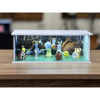 The Secret Life of Pets themed diorama + with Characters, with LED light