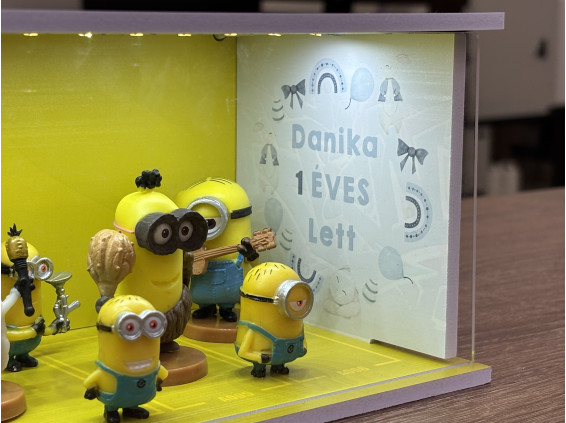 Minions themed diorama + with Characters + with LED light
