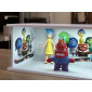 Design your own diorama,  choose from templates, with LED light, without characters