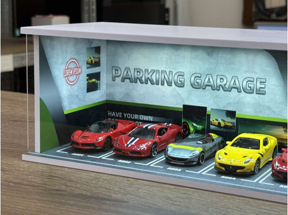 Car themed with your photos (bottom, left, right, back)