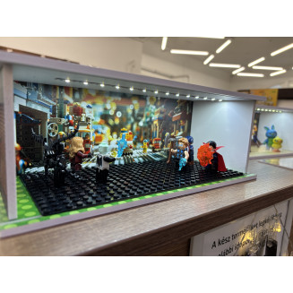 Marvel themed diorama + with Characters, with LED light