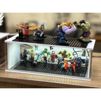 Marvel themed diorama + with Characters, with LED light