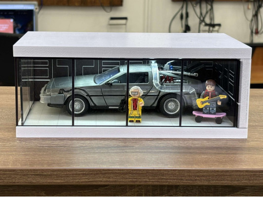 Back to the Future téheme + with Characters + with LED light (without the CAR)